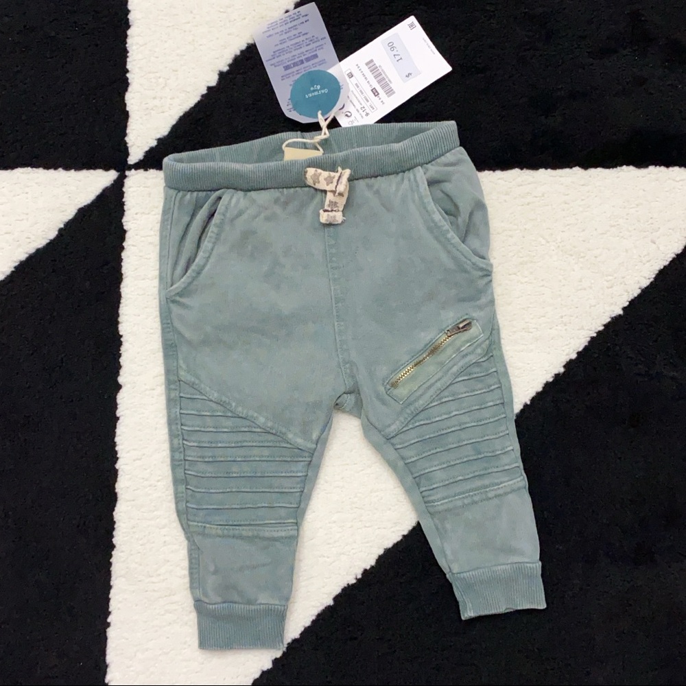 Zara Moto Joggers 9/12M